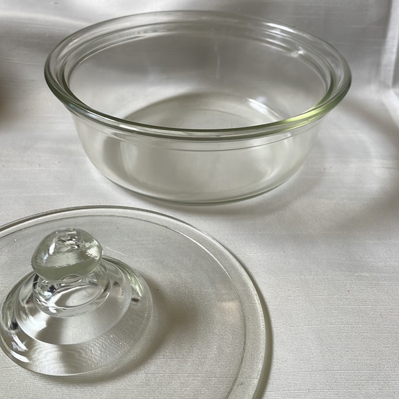 VTG 1920-1940’s Fry Glass co oven bake casserole dish 1 quart - Picture 6 of 7